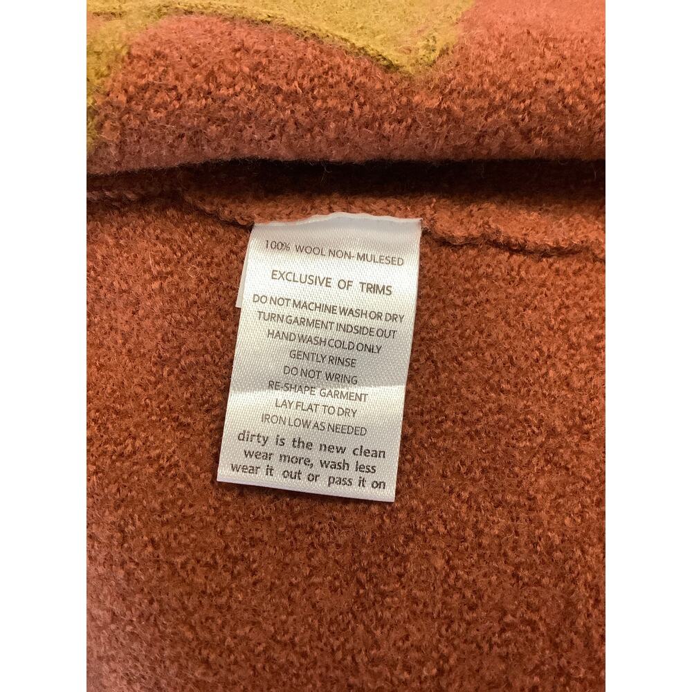 Toad&Co Women's Small Coyote Ombre Merino Wool Heartfelt Hoodie Cardigan HR7-40 - Picture 8 of 8